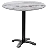 RestooTab - Tisch Bazila Ø80cm Dekor Eiche islande