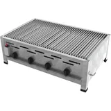 ChattenGlut, Gasgrill, Gasbräter 4-flammig mit Einzelne Edelstahlstäbe als Rost (18 kW)