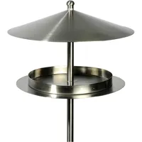 Dobar Design-Futterhaus aus Edelstahl mit Ständer