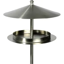 Dobar Design-Futterhaus aus Edelstahl mit Ständer