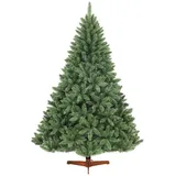 salcar Künstlicher Weihnachtsbaum Künstlicher Tannenbaum Mit Natürlichen Zweigfarben Und Echtholzständer, 180 cm