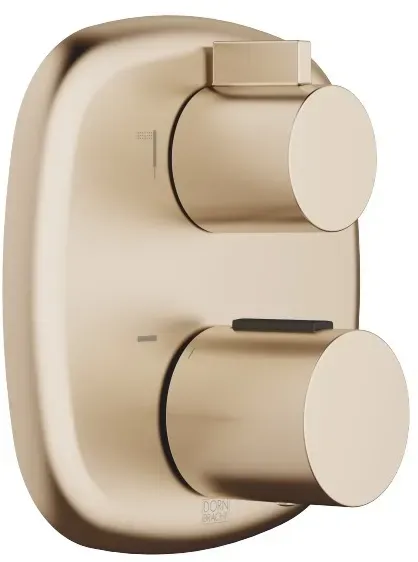 Dornbracht UP-Thermostat mit Zweiwege-Mengenregulierung COYA 36426404 Champagne gebürstet (22kt,3642 36426404-46