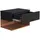 VCM Nachtschrank Usal 45 x 32 x 30 cm Schwarz