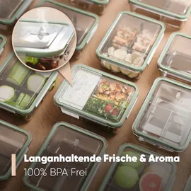Bomann Frischhaltedose transparent 1 l 3-teiliges Set