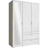 Harper Drehtürenschrank VESALA 135 x 195 x 56 cm Weiß