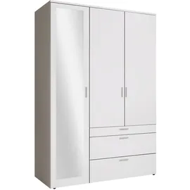 Harper Drehtürenschrank VESALA 135 x 195 x 56 cm Weiß