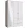 Harper Drehtürenschrank VESALA 135 x 195 x 56 cm Weiß