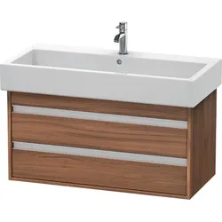 Duravit Waschtischunterschrank wandhängend „Ketho“ 95 × 48 × 44 cm in Nussbaum Natur