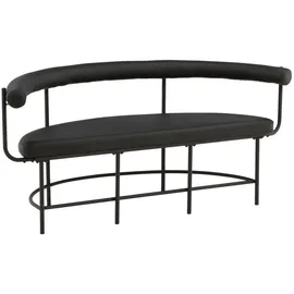 VCM Stallhagen Sitzbank 165x75x51 cm Schwarz