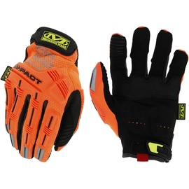 Mechanix Wear Hi-Viz M-Pact® Handschuhe (X-Large, Fluoreszierendes Orange)