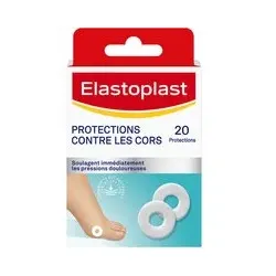 ELASTOPLAST PIEDS - PROTECTION CORS Boîte de 20 pièces diamètre 2,2 cm Pansement(S) pc(s)