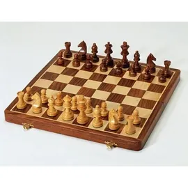 Weible Spiele weiblespiele Schachkassette Palisander und Buchsbaum, Königshöhe, 72 mm 3267, Grüne