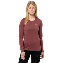 Jack Wolfskin Sky Thermal Langarm-t-shirt - Apple Butter - XS