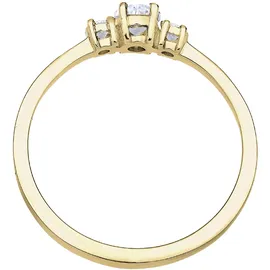ELLI PREMIUM Elli Ring gold | Weiß 56