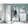 Stella Trading SPICE Garderobenschrank 60 x 198 x 40 cm weiß