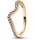 Pandora Damenring Funkelnde Welle Goldfarben, 52/16,6