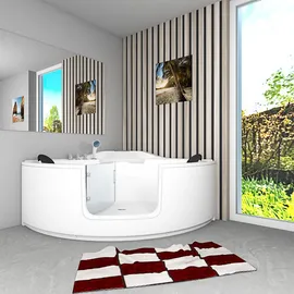 AcquaVapore Seniorenwanne 140 x 140 x 70 cm (S60-TH)