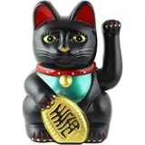 Freak Scene Glückskatze - Maneki-Neko - Winkekatze - 15 cm - schwarz