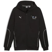 Puma Herren Sweatjacke - BMW Motorsport, Logo, Trainingsjacke, Fleece Schwarz L