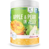 ALLNUTRITION Frulove In Jelly Apple & Pear - Zuckerfreie Marmelade - Marmelade ohne Zucker - 80% Jelly Fruit Kalorienarme Süßigkeiten - Fruchtaufstrich ohne Zucker - Brotaufstrich Vegan - 1000g