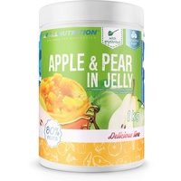 ALLNUTRITION Frulove In Jelly Apple & Pear - Zuckerfreie Marmelade - Marmelade ohne Zucker - 80% Jelly Fruit Kalorienarme Süßigkeiten - Fruchtaufstrich ohne Zucker - Brotaufstrich Vegan - 1000g
