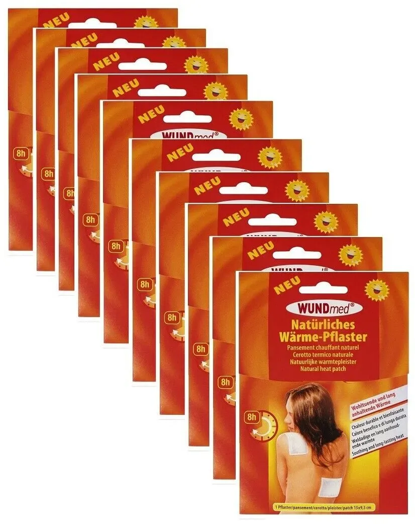 Wundmed Wundverband Wärme Pflaster 9,5x13cm hypoallergen 10er-Pack