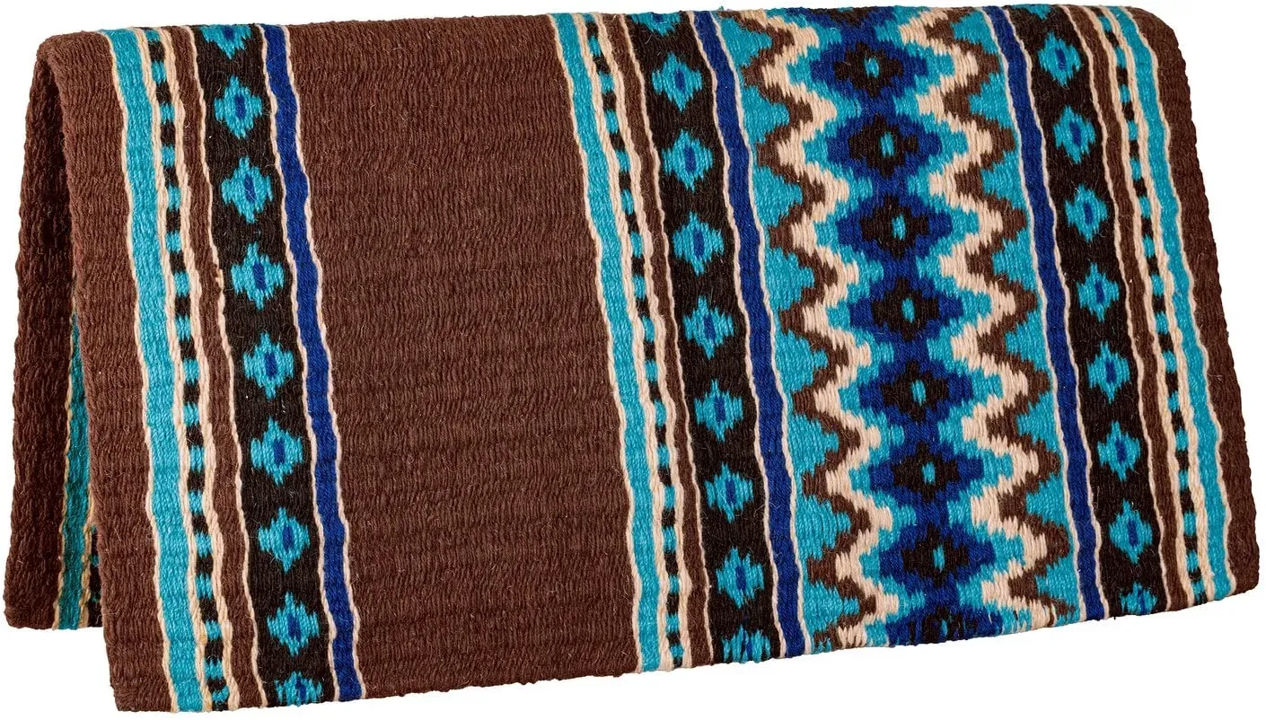 L-pro West Westernblanket Nashville braun/türkis