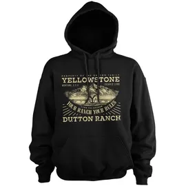 Yellowstone Hoodie Schwarz M