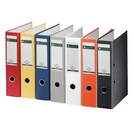 Leitz Plastikordner, 180 Grad, DIN A4, 80 mm, orange