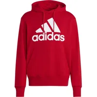 Adidas Essentials French Terry Big Logo Hoodie Better Scarlet / White L