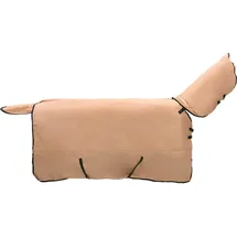 vidaXL Pferdedecke Cappuccino 165 cm Polyester