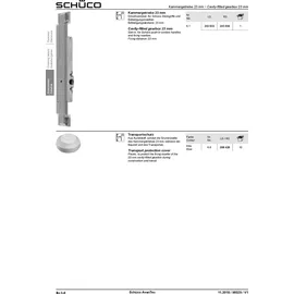 Schüco Kammergetriebe AvanTec 23 mm