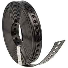 tecuro Lochband 27 mm x 10 m Rolle - Stahl, - Kunststoff ummantelt