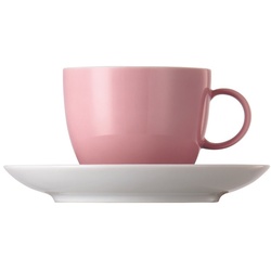 Thomas Porzellan Teeschale Sunny Day Light Pink Kaffeetasse 2tlg. bunt