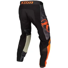 Klim XC Lite Textilhose - Schwarz/Orange/Grau - 28