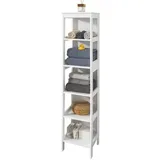 SoBuy BZR14 Bad-Hochschrank 30 x 139 x 30 cm Weiß