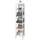 SoBuy BZR14 Bad-Hochschrank 30 x 139 x 30 cm Weiß