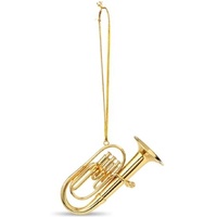 Broadway Gifts Gold Tuba Musik-Metallornament, Metall