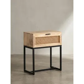 KADIMA DESIGN Nachtschrank 50 x 60 x 30 cm Braun