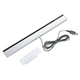 Ejoyous Wii Sensorleiste Ersatz, Infrarot Sensor Bar Verkabelte IR Signalstrahl Sensorleiste IR Signal Ray Sensor Infrarot Receiver Sensorleiste für Wii U Konsolen Controller