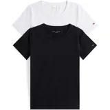 Tommy Hilfiger T-Shirt Rundhalsausschnitt Schwarz XS (34)