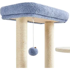 Yaheetech Ozean Design Kratzbaum 90 cm blau