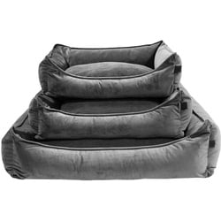 van baal Hundebett Velours Anthracite M (Medium)