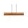 Trio Hängelampe 1-flg. 60 cm Höhenverstellbar Holz schwarz