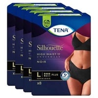 TENA SILHOUETTE Plus L noir Inkontinenz Pants 4X8 St