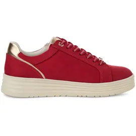 Marco Tozzi Plateau Sneaker Damen Rot/Cherry Comb 37