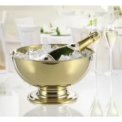 Caterado Champagner-Kühler PORTLAND, Edelstahl, 5L, mit champagnerfarbener PVD-Beschichtung
