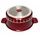 ZILNER Original 11-teiliges rotes Topfset Kochtopf Set | induktions Töpfe Set,Kochtöpfe,Töpfe Induktion | Kochgeschirr Set,Topfset - Rot