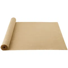 VEVOR Jute Stoff, Sackleinen-Stoffrolle, 50x50 hochdichte breite natürliche Sackleinen-Stoffrollen, 1016mmx9,1m, für Dekoration, Handwerk, Hochzeit, Gartenarbeit, Pflanzen- & Baumwinterabdeckung