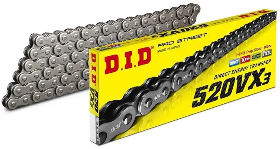 Did 520vx3 Clip Kette - Steel - 92 Links